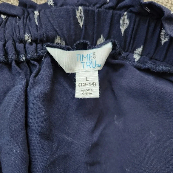 Time and Tru Smocked Neck Off the Shoulders Dress Womens Size Large - Picture 4 of 7